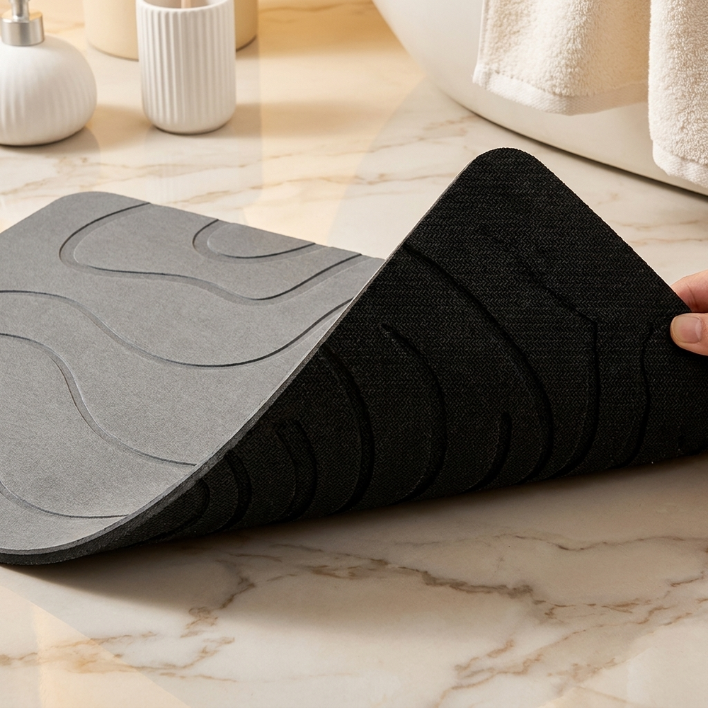 Non-slip rubber base